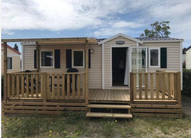 Mobilhome 6 Places Vic la Gardiole Bagian luar foto