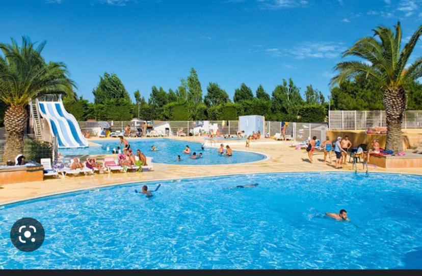 Mobilhome 6 Places Vic la Gardiole Bagian luar foto